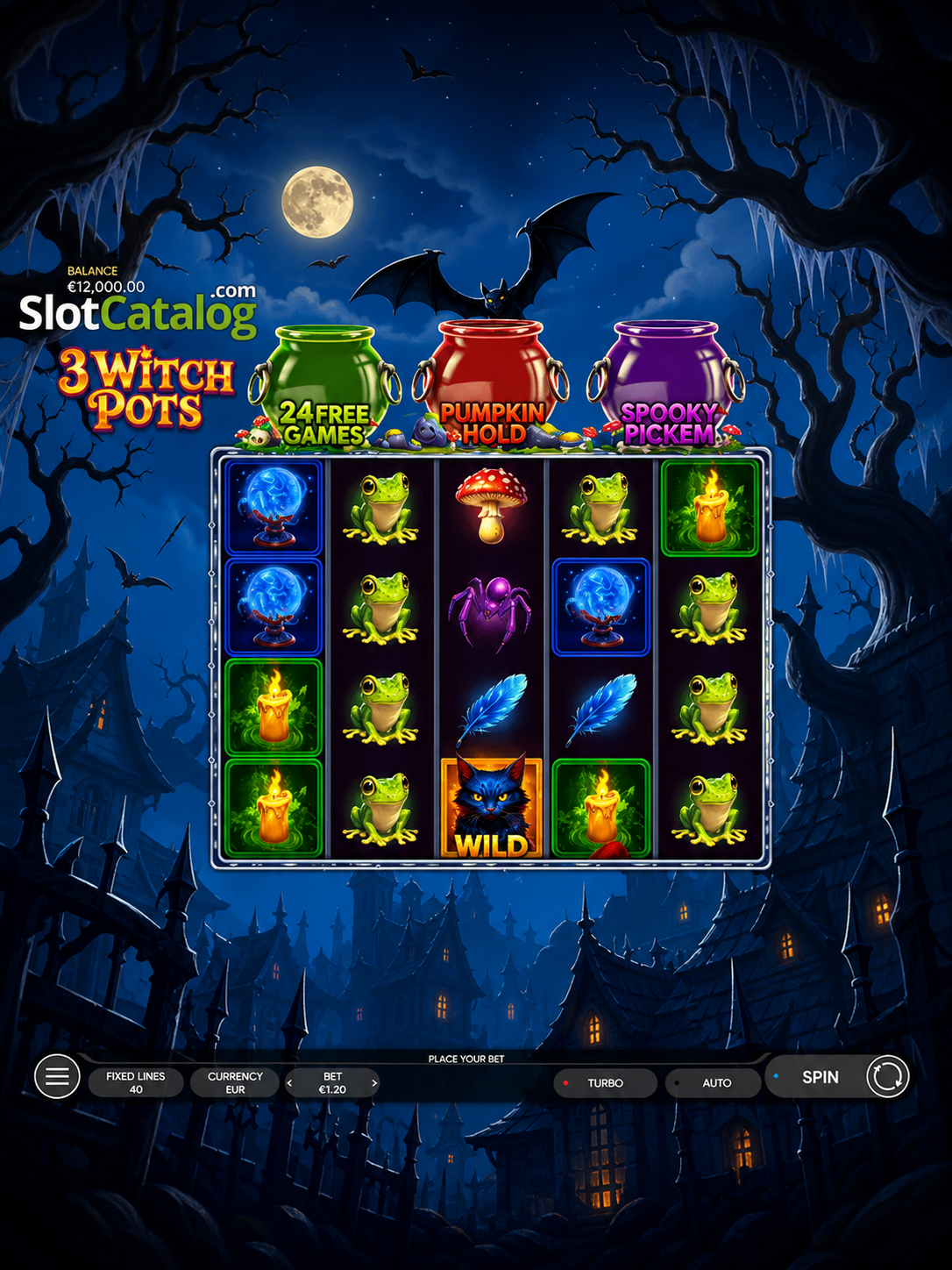 Halloween Slot Comparison - 3 Witch Pots, Halloween Fortune, Mustang Gold, Fortune Chests, 3 Lucky Witches and Sloth Game